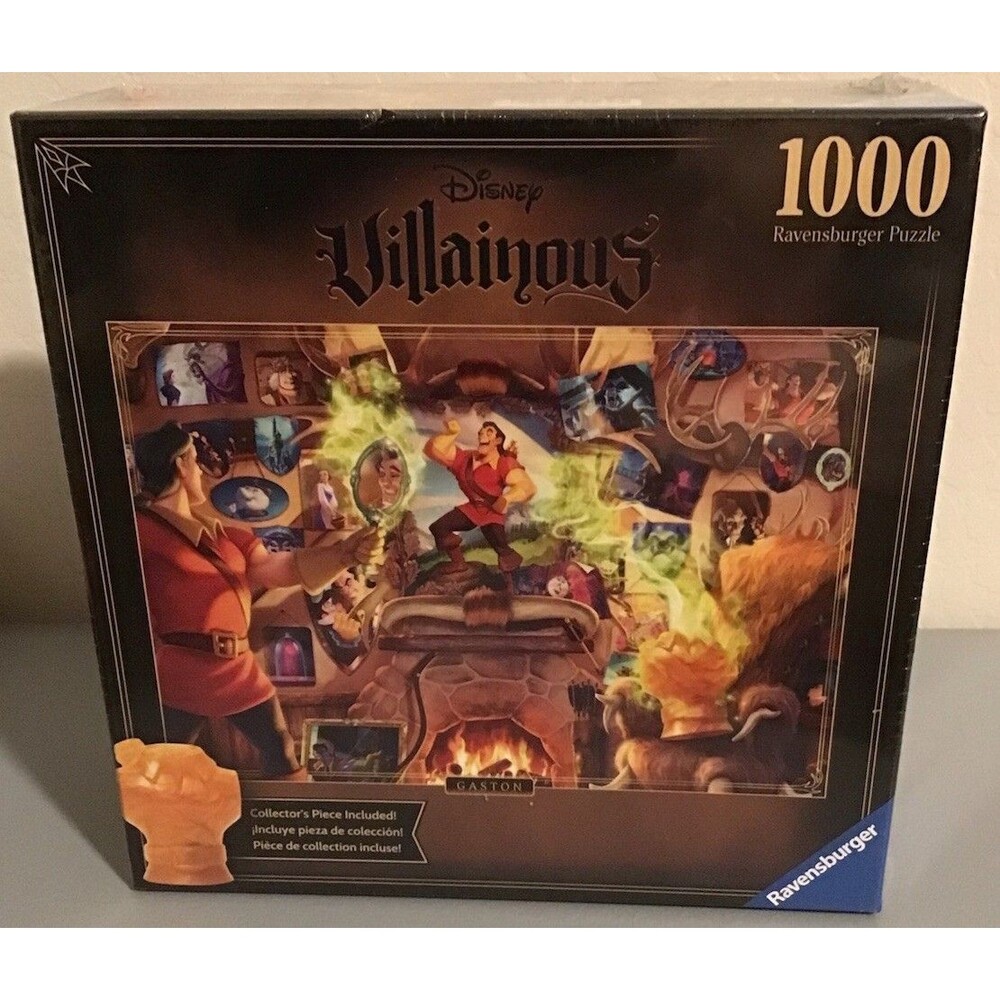 Disney Beauty & The Beast Villainous - Gaston 1000 Pc Puzzle Ravensburger SEALED